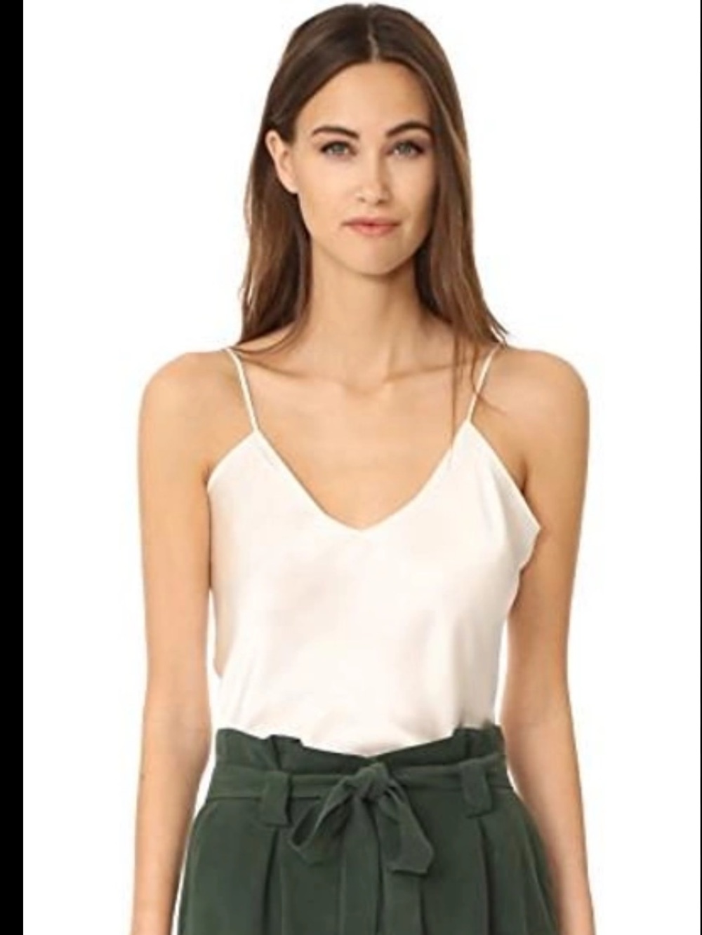 Emerson Thorpe Fiora Silk Ivory Cami Top
